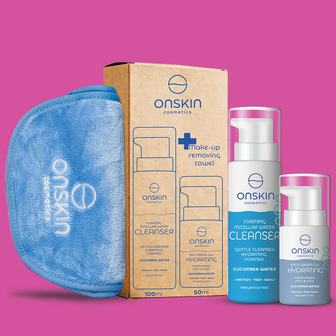 Onskin Micellar 100ml special size + Face Cream + Towel