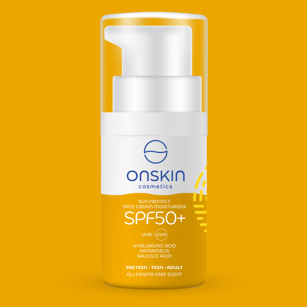 Onskin Sun Protect Face Cream Moisturizer SPF50+ 50ml