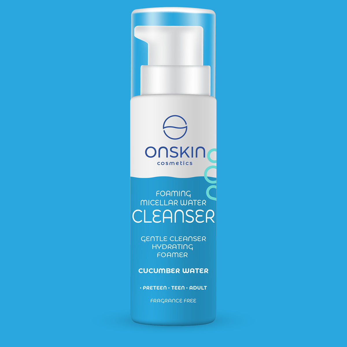 Onskin Cosmetics Foaming Micellar Water Cleanser 150ml